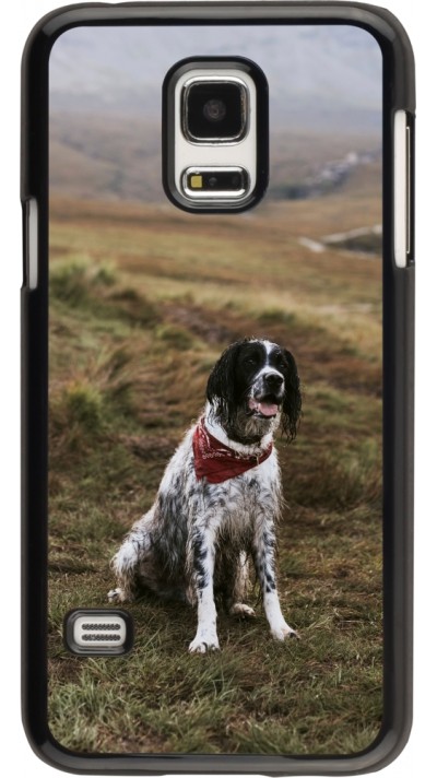 Coque Samsung Galaxy S5 Mini - Autumn 22 happy wet dog