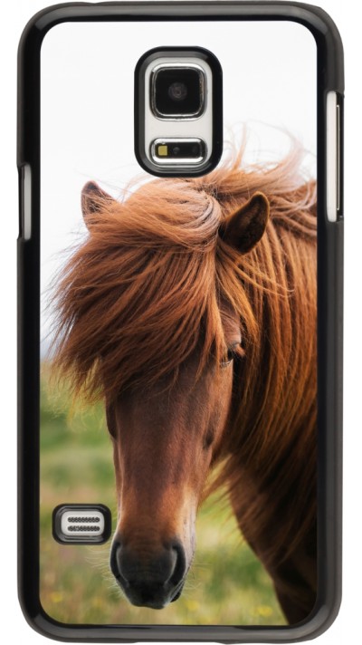 Coque Samsung Galaxy S5 Mini - Autumn 22 horse in the wind