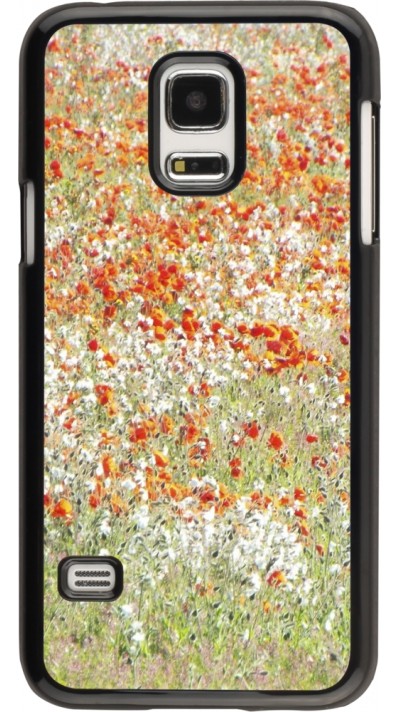 Coque Samsung Galaxy S5 Mini - Petites fleurs peinture