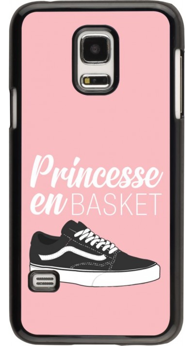 Coque Samsung Galaxy S5 Mini - princesse en basket