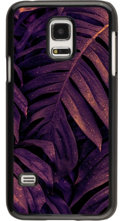 Coque Samsung Galaxy S5 Mini - Purple Light Leaves