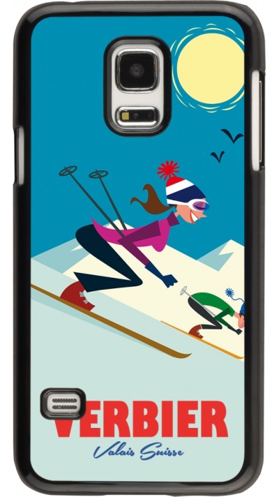Coque Samsung Galaxy S5 Mini - Verbier Ski Downhill