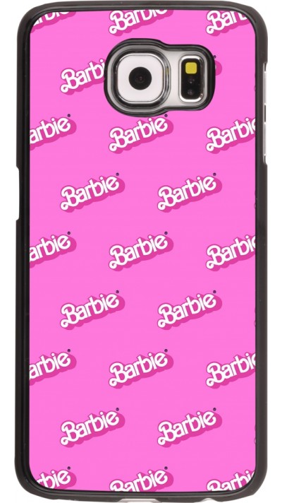 Samsung Galaxy S6 Case Hülle - Barbie Pattern