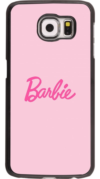 Samsung Galaxy S6 Case Hülle - Barbie Text