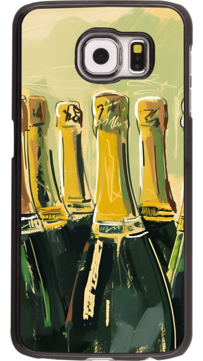 Samsung Galaxy S6 Case Hülle - Champagne Malerei