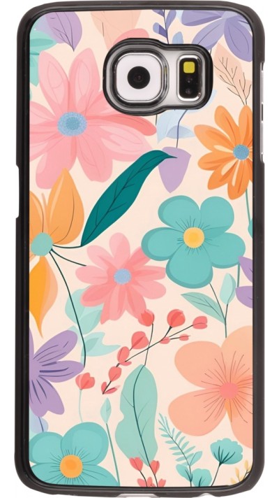 Samsung Galaxy S6 Case Hülle - Easter 2024 spring flowers