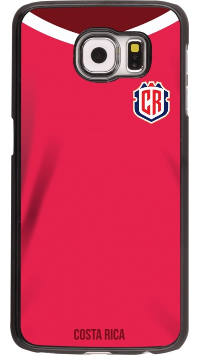 Samsung Galaxy S6 Case Hülle - Costa Rica 2022 personalisierbares Fussballtrikot