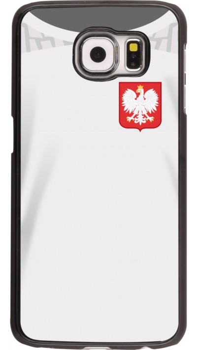 Coque Samsung Galaxy S6 - Maillot de football Pologne 2022 personnalisable