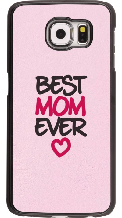Samsung Galaxy S6 Case Hülle - Mom 2023 best Mom ever pink