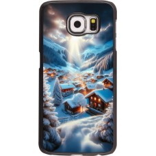 Coque Samsung Galaxy S6 - Mont Neige Lumière