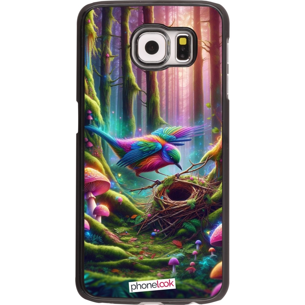 Coque Samsung Galaxy S6 - Oiseau Nid Forêt