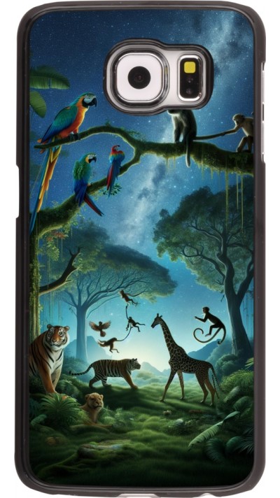 Samsung Galaxy S6 Case Hülle - Paradies der exotischen Tiere