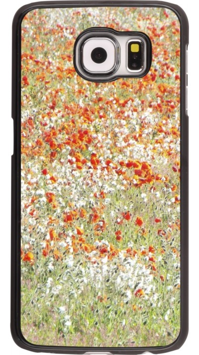 Coque Samsung Galaxy S6 - Petites fleurs peinture