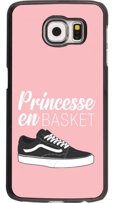 Coque Samsung Galaxy S6 - princesse en basket