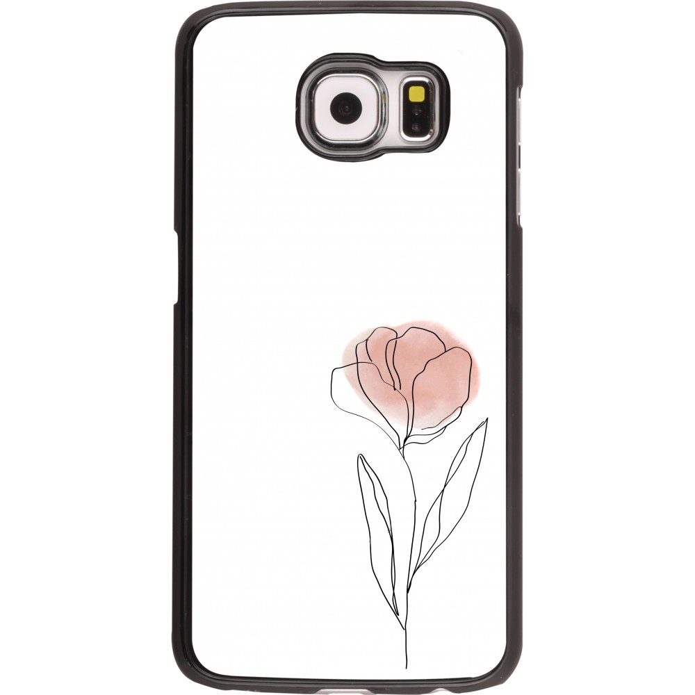 Coque Samsung Galaxy S6 - Spring 23 minimalist flower