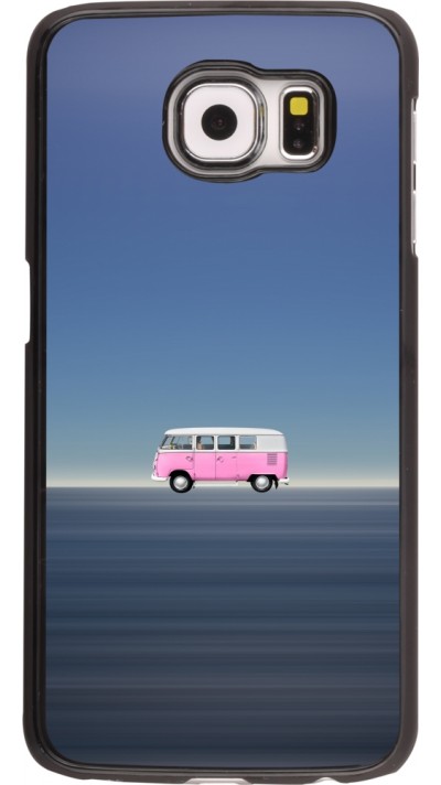 Samsung Galaxy S6 Case Hülle - Spring 23 pink bus