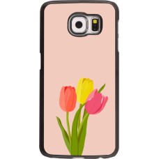 Samsung Galaxy S6 Case Hülle - Spring 23 tulip trio