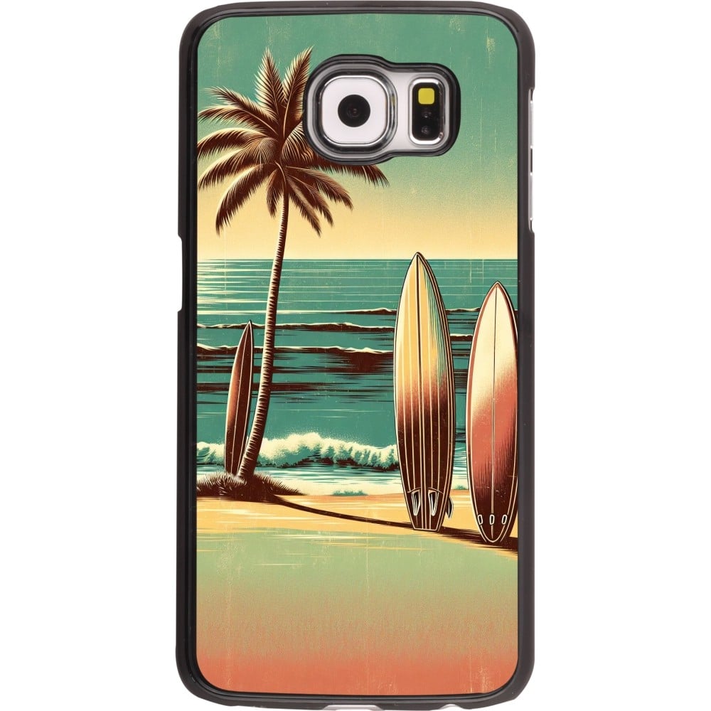 Samsung Galaxy S6 Case Hülle - Surf Paradise
