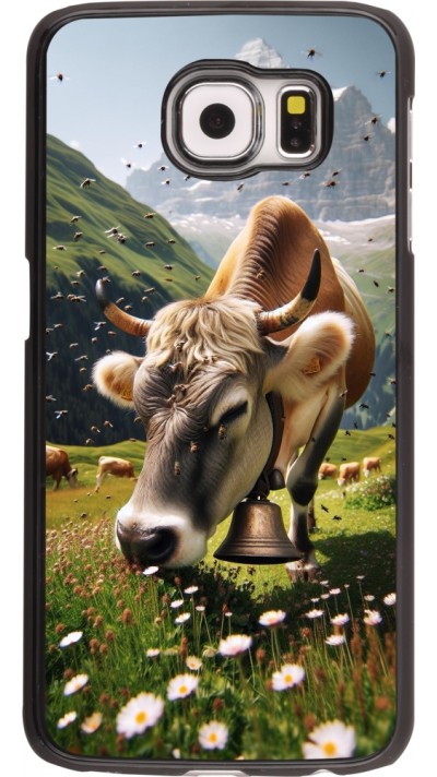 Samsung Galaxy S6 Case Hülle - Kuh Berg Wallis