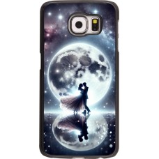 Samsung Galaxy S6 Case Hülle - Valentin 2024 Liebe unter dem Mond
