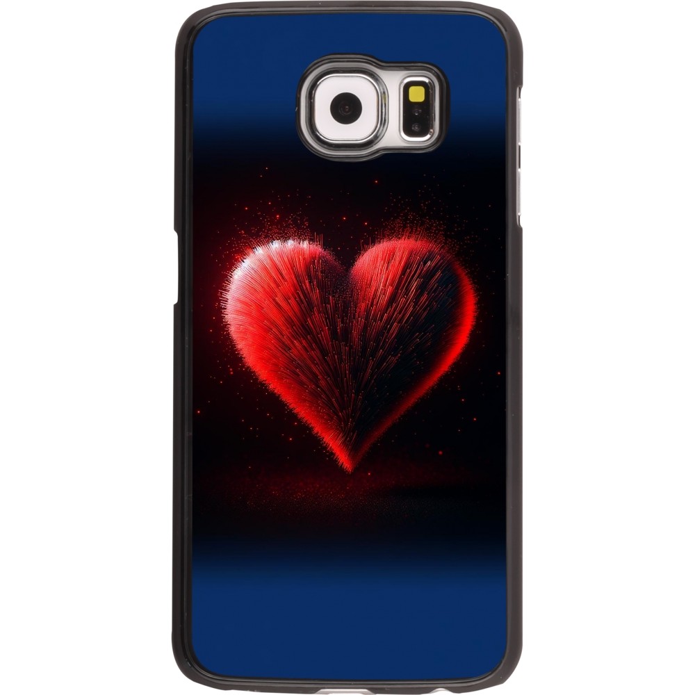 Coque Samsung Galaxy S6 - Valentine 2025 coeur rouge