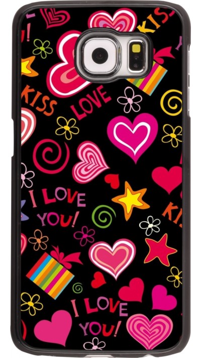 Coque Samsung Galaxy S6 - Valentine 2023 love symbols