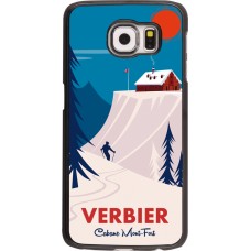 Samsung Galaxy S6 Case Hülle - Verbier Cabane Mont-Fort