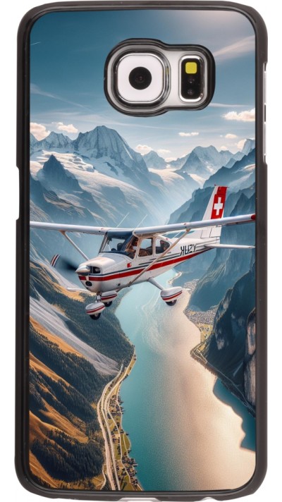 Samsung Galaxy S6 Case Hülle - Schweizer Alpenflug