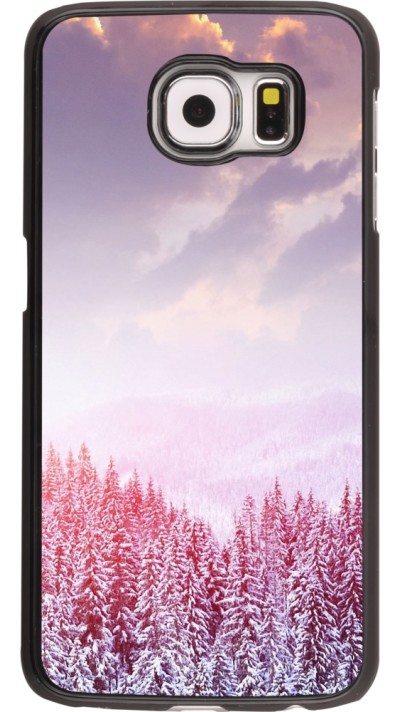 Coque Samsung Galaxy S6 - Winter 22 Pink Forest