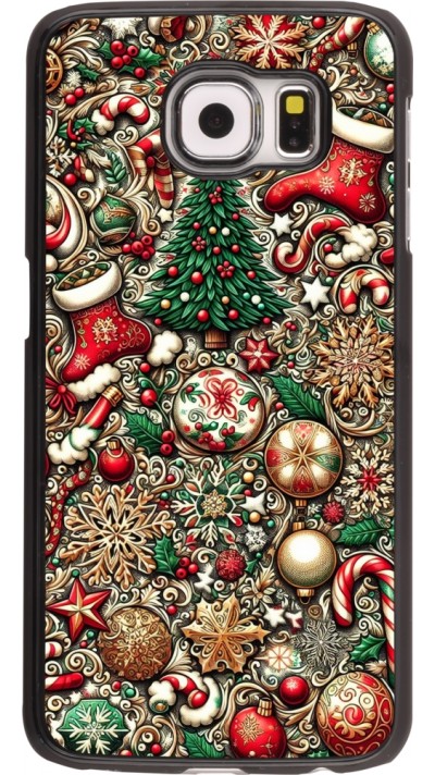 Coque Samsung Galaxy S6 - Noël 2023 micro pattern