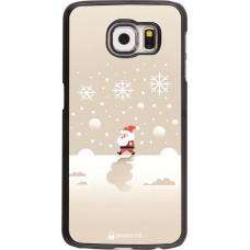 Samsung Galaxy S6 Case Hülle - Weihnachten 2023 Minimalistischer Weihnachtsmann