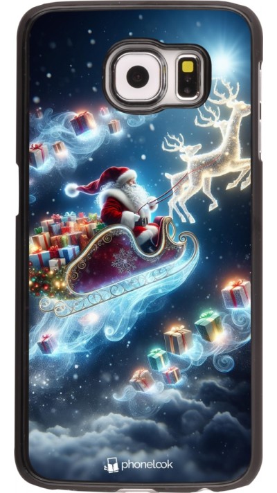 Coque Samsung Galaxy S6 - Noël 2023 Père Noël enchanté