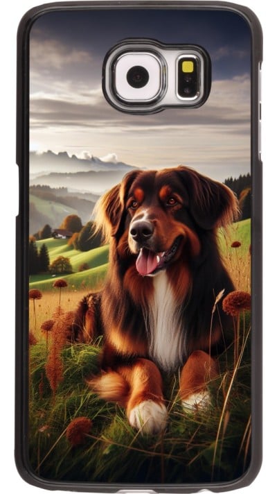 Samsung Galaxy S6 edge Case Hülle - Hund Land Schweiz