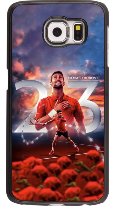 Coque Samsung Galaxy S6 edge - Djokovic 23 Grand Slam