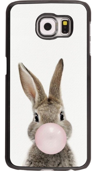 Coque Samsung Galaxy S6 edge - Easter 2023 bubble gum bunny