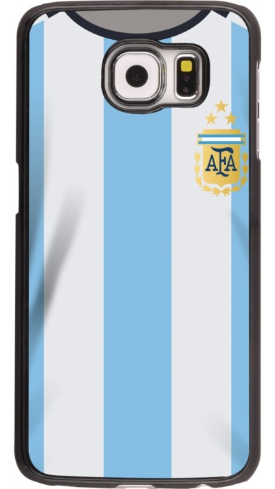 Coque Samsung Galaxy S6 edge - Maillot de football Argentine 2022 personnalisable