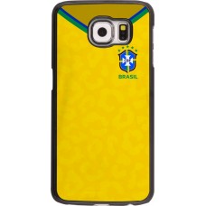 Samsung Galaxy S6 edge Case Hülle - Brasilien 2022 personalisierbares Fußballtrikot