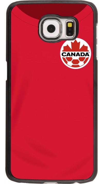 Coque Samsung Galaxy S6 edge - Maillot de football Canada 2022 personnalisable