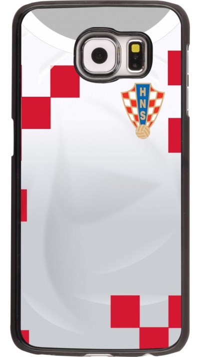 Samsung Galaxy S6 edge Case Hülle - Kroatien 2022 personalisierbares Fussballtrikot