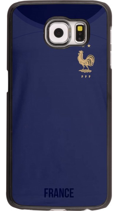 Coque Samsung Galaxy S6 edge - Maillot de football France 2022 personnalisable