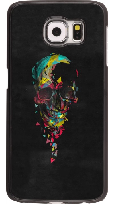 Coque Samsung Galaxy S6 edge - Halloween 22 colored skull