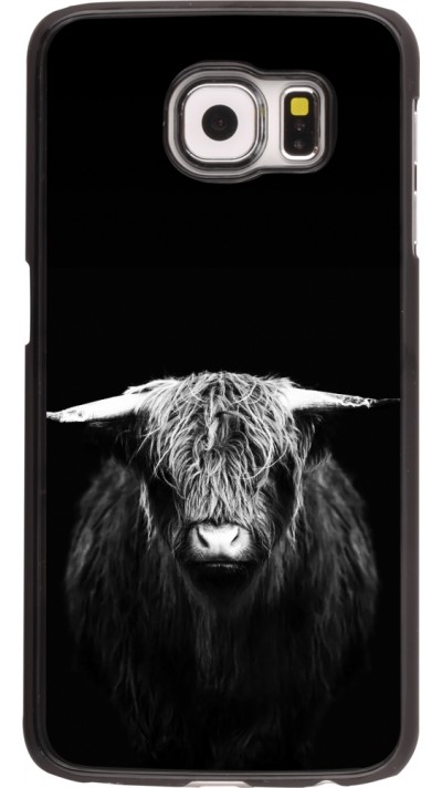 Samsung Galaxy S6 edge Case Hülle - Highland calf black