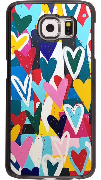 Coque Samsung Galaxy S6 edge - Joyful Hearts