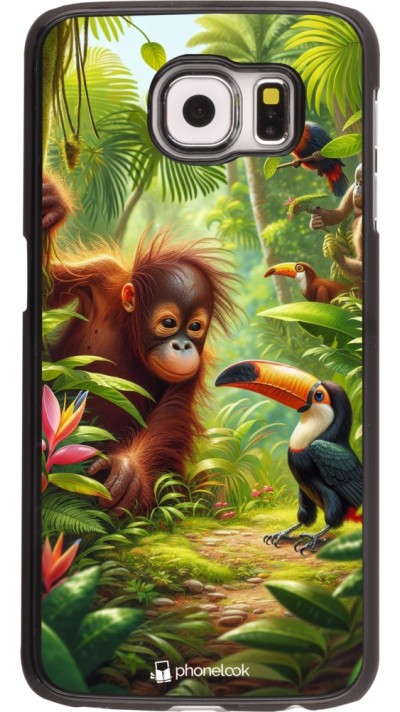 Coque Samsung Galaxy S6 edge - Jungle Tropicale Tayrona
