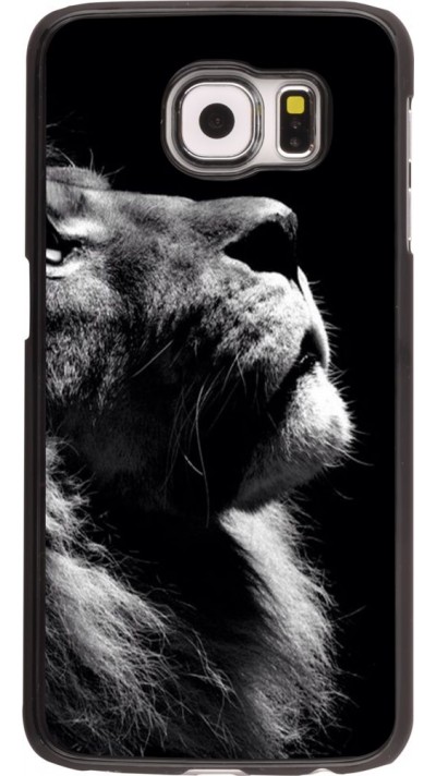 Hülle Samsung Galaxy S6 edge - Lion looking up
