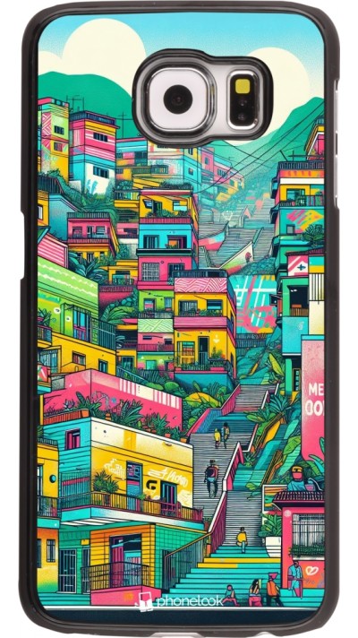 Samsung Galaxy S6 edge Case Hülle - Medellin Comuna 13 Kunst
