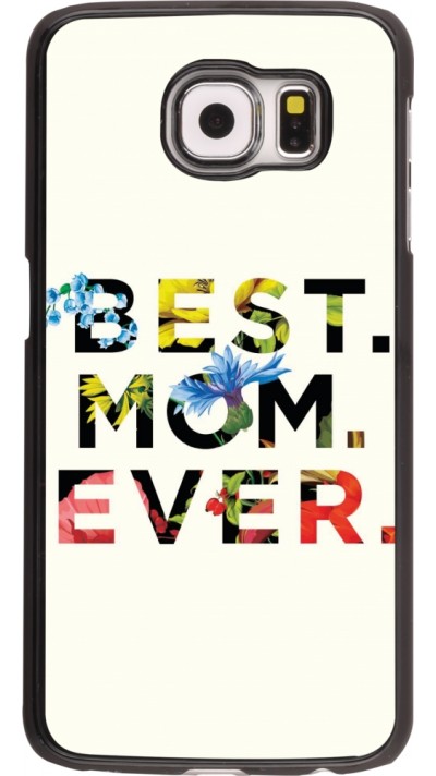 Samsung Galaxy S6 edge Case Hülle - Mom 2023 best Mom ever flowers