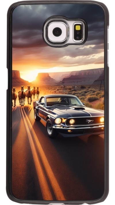 Samsung Galaxy S6 edge Case Hülle - Mustang 69 Grand Canyon