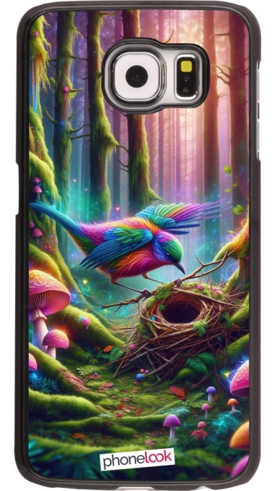 Samsung Galaxy S6 edge Case Hülle - Vogel Nest Wald