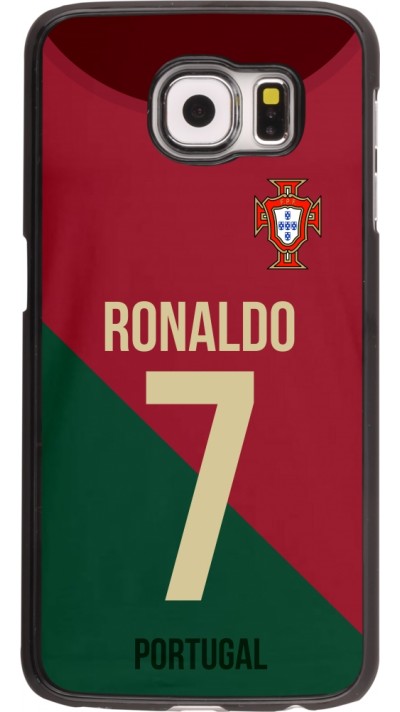 Coque Samsung Galaxy S6 edge - Football shirt Ronaldo Portugal